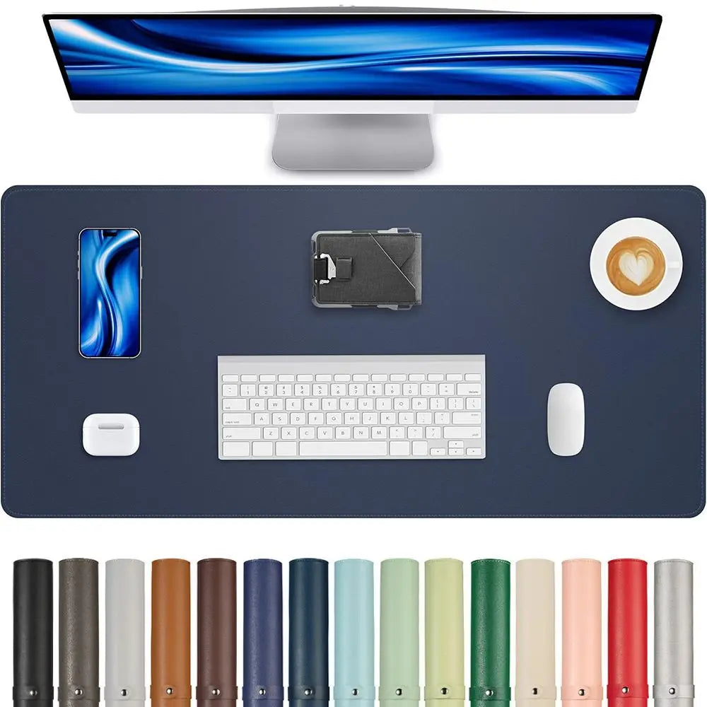 Extra Large PU Leather Mouse Pad – Waterproof Non-Slip Desk Mat Leather Desk Mat HIP