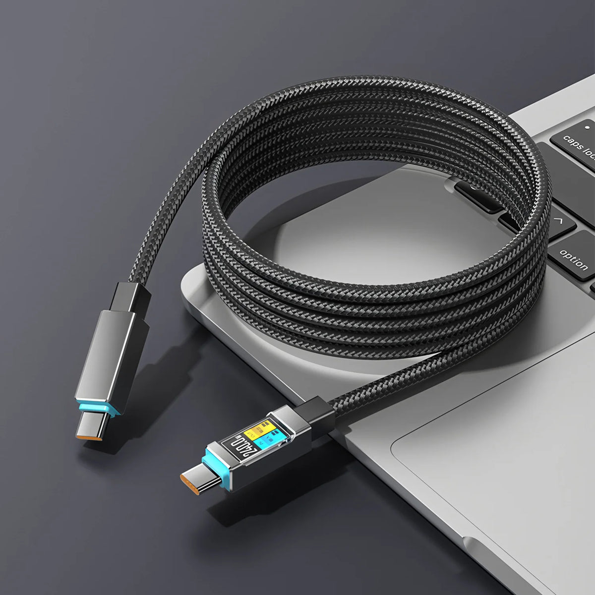 BESY 240W PD3.1 USB-C to USB-C Fast Charging Braided Cable USB-C Charging Cable HIP