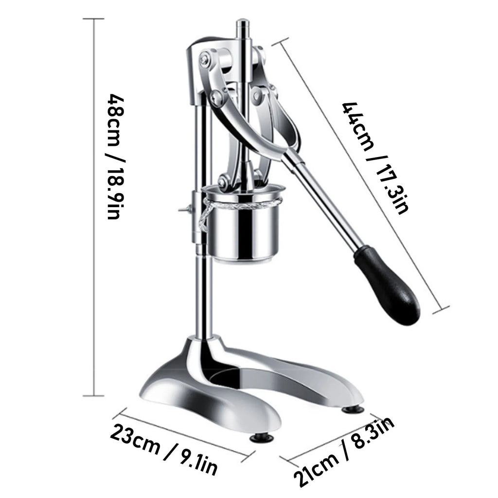Manual Long French Fries Squeezer 30cm Evenly Pressing Stainless Steel Potato Extruder for Restaurant Long French Fries Extruder HIP