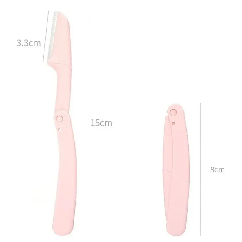 3-Pack Foldable Eyebrow Trimmer & Facial Hair Shaper for Women Eyebrow Trimmer HIP