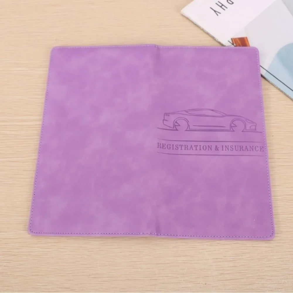 PU Leather Car Document Organizer with Magnetic Closure | HIP Car Document Organizer HIP