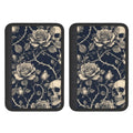 Gothic Skulls & Roses Seat Belt Shoulder Pads – 2-Pack Seat Belt Cover HIP black