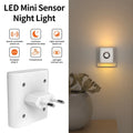 AC 220V LED Night Light With EU Socket Motion Sensor Wall Lamp Bedside Ambient Light For Bedroom Corridor Bathroom Hallway Stair HIP 220-240V EU Plug Warm White