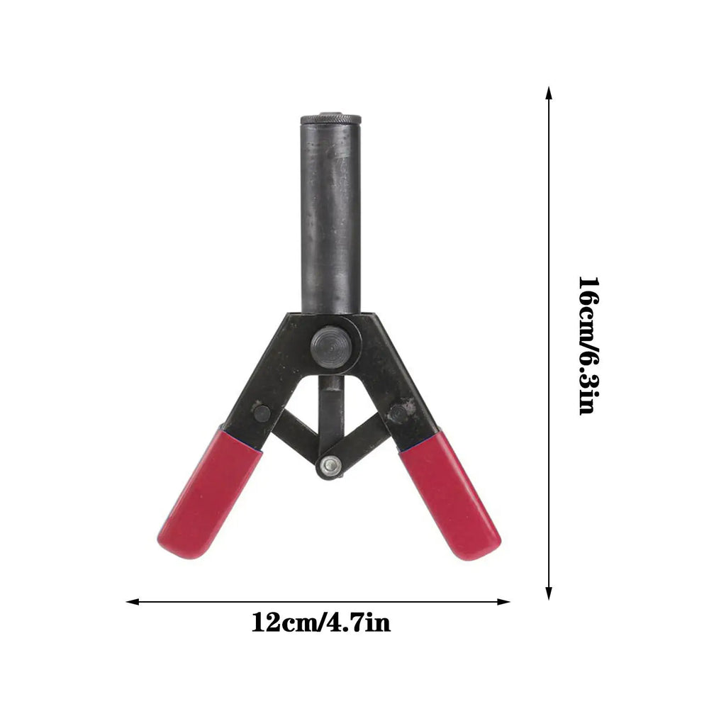 Plastic Rivet Gun 6.3 Inch Poly Hand Riveter Kit for Fastening Door Panels Automotive Trim Blind Rivet Gun with 40pcs POM Rivets HIP
