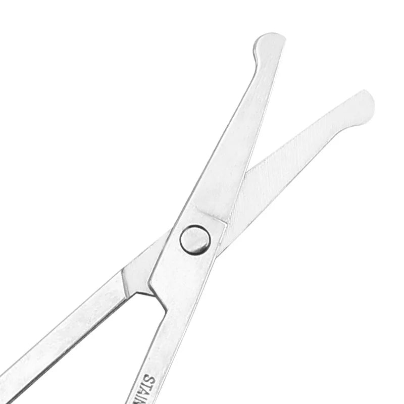 Stainless Steel Curved Tip Thin Blade Cuticle Scissors Nail Clippers Trimmer Dead Skin Remover Manicure Tools Eyebrow Toos HIP