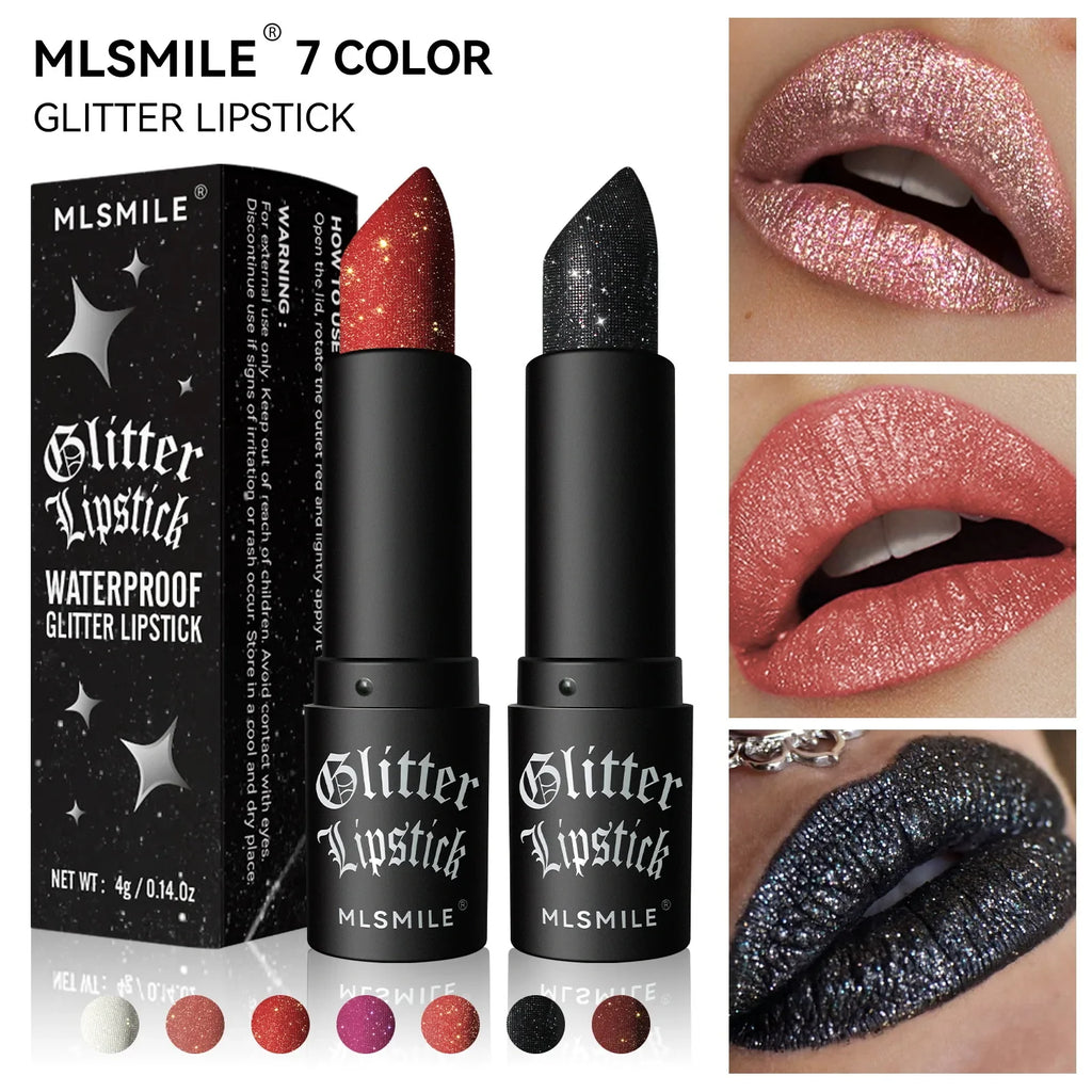 MLSMILE Diamond Matte Lipstick – Long-Lasting, Non-Transfer Matte Lipstick HIP