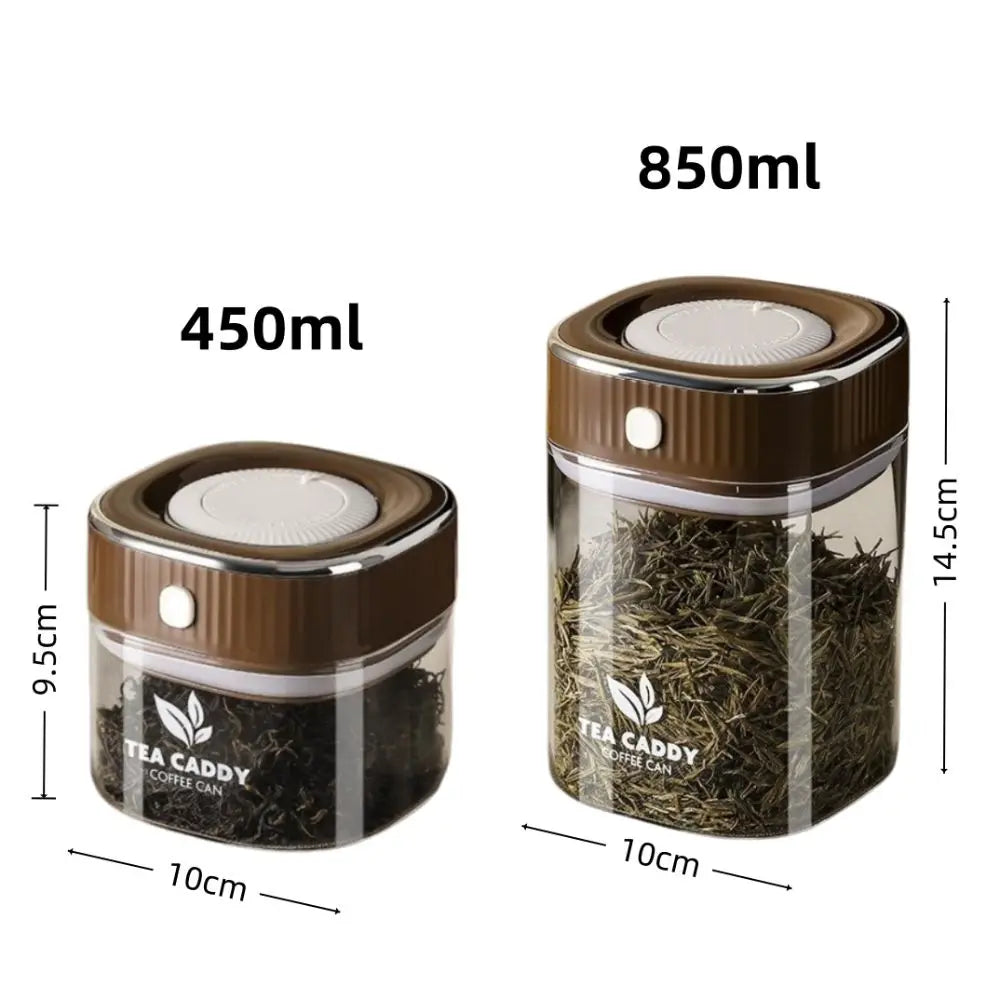 Glass Coffee Bean Storage Jar – Airtight & Date Record Glass Storage Jar HIP