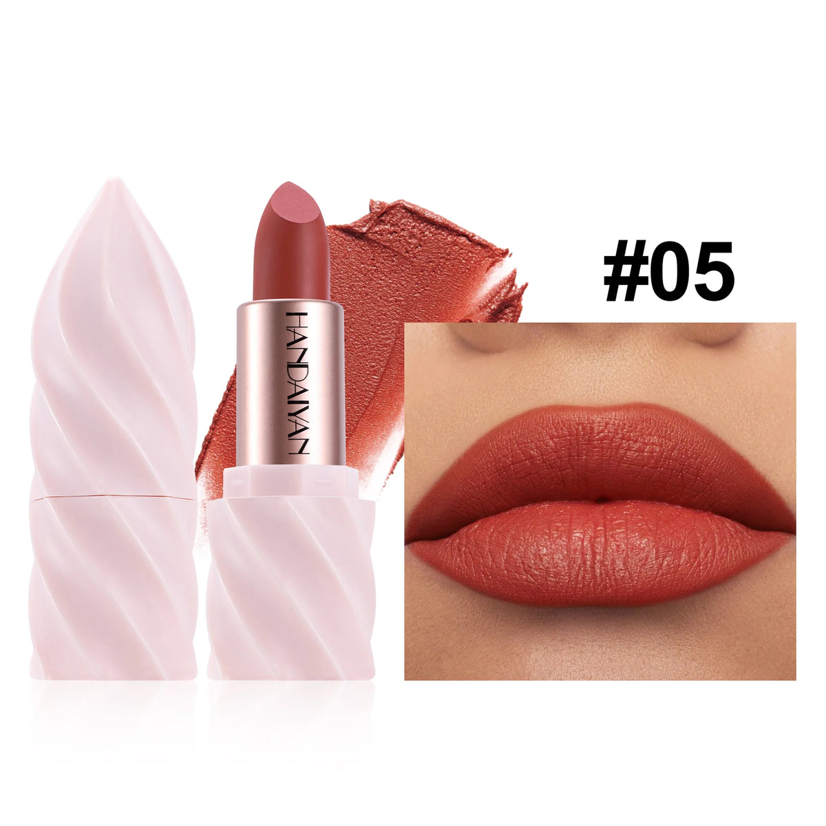 Handaiyan Ice Cream Matte Lipstick – Velvet, Long Lasting Matte Lipstick HIP 05