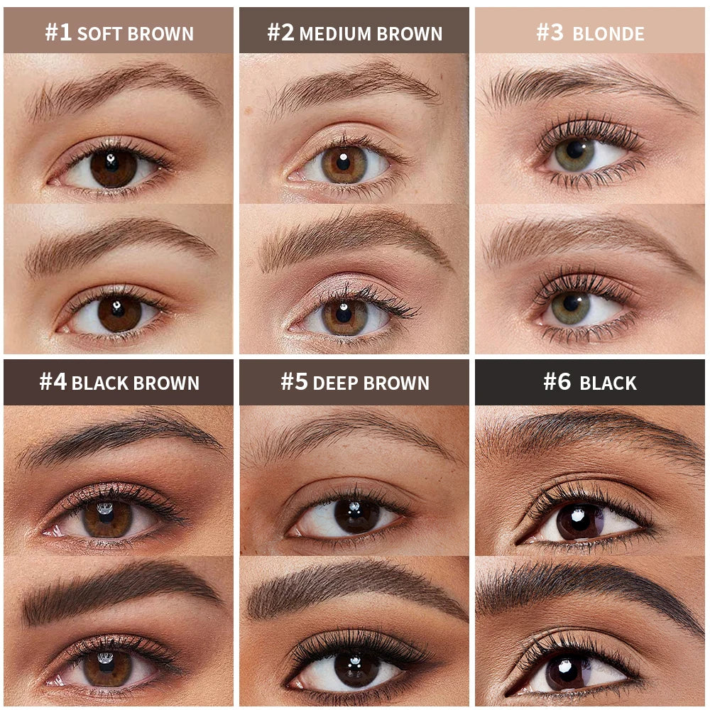 Superfluff Volumizing Brow Mousse Eyebrow Gel Thick Eyebrows Tint Tinted Brow Gel Multiple Color Long-Lasting Waterproof Makeup HIP