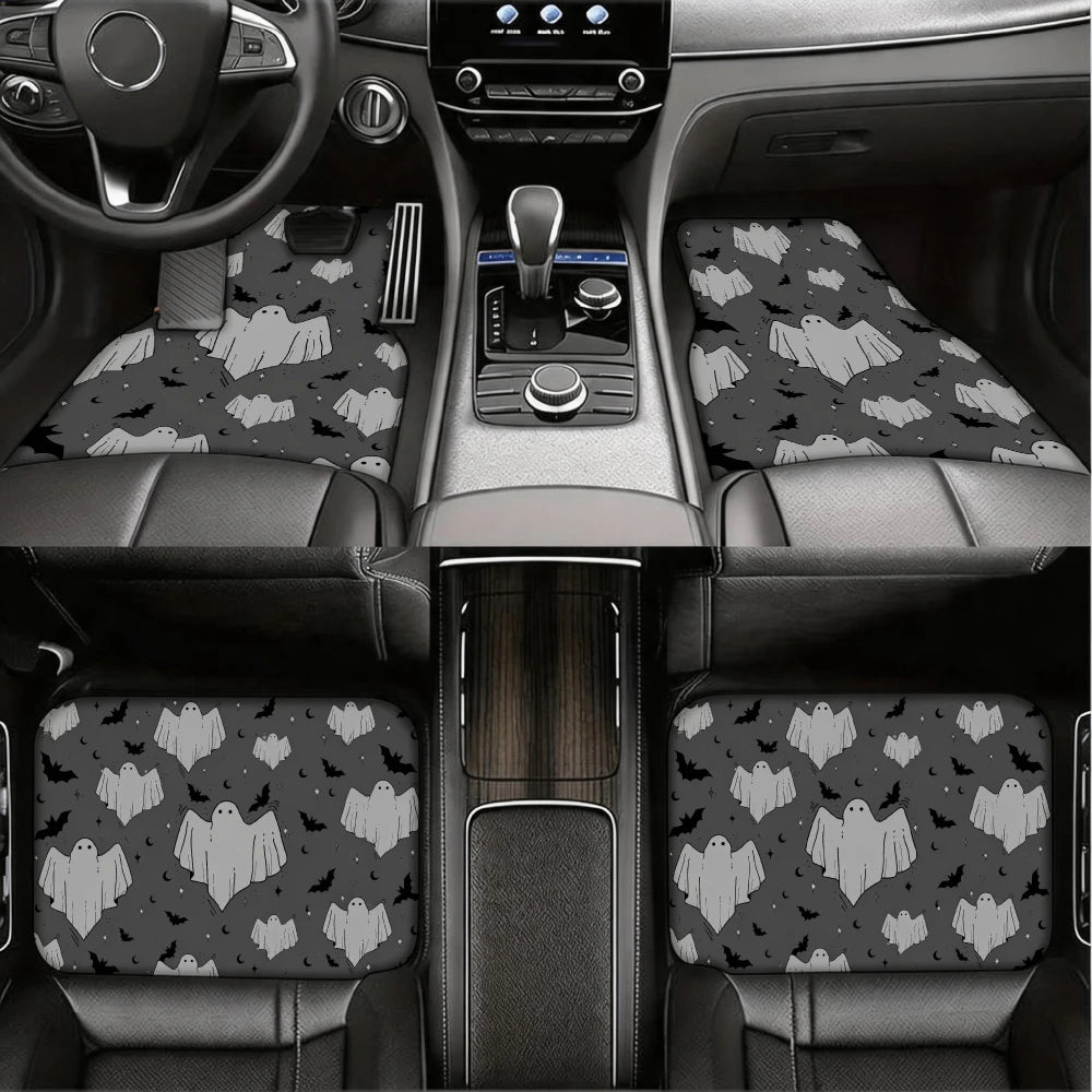 4-Piece Halloween Horror Car Floor Mats – Universal SUV & Car Fit Car Floor Mats HIP
