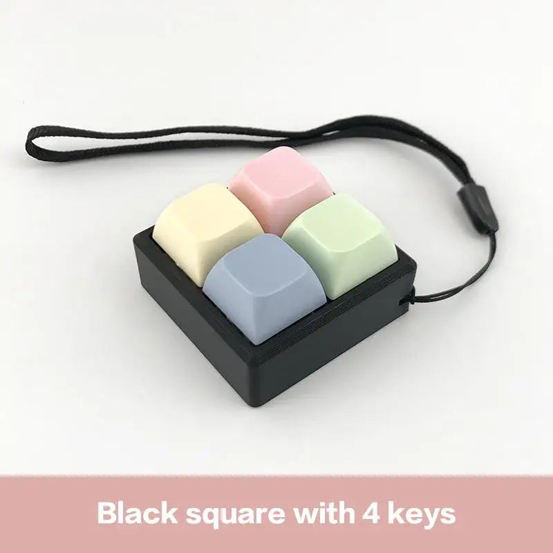 Finger Keyboard Keycap Clicker Fidget Toy – 2/3/4 Keys Fidget Clicker Toy HIP A7