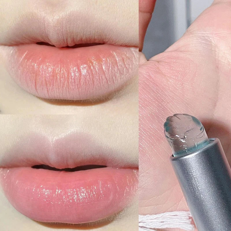 Sea Shell Shaped Lip Balm Clear Blue Moisturizing Hydrating Oil Reduce Lip Lines Remove Dead Skin Transparent Mask Lip Care HIP