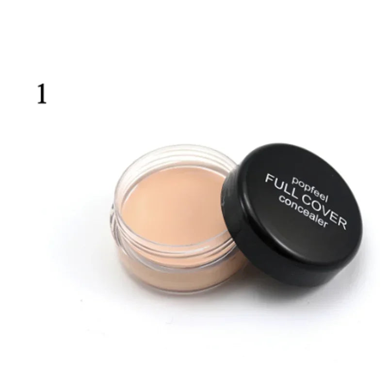 Popfeel Full Cover Concealer Hide Blemish Creamy MakeUp Face Lip Eye Foundation Makeup Contouring Corrector Make Up HIP FC01