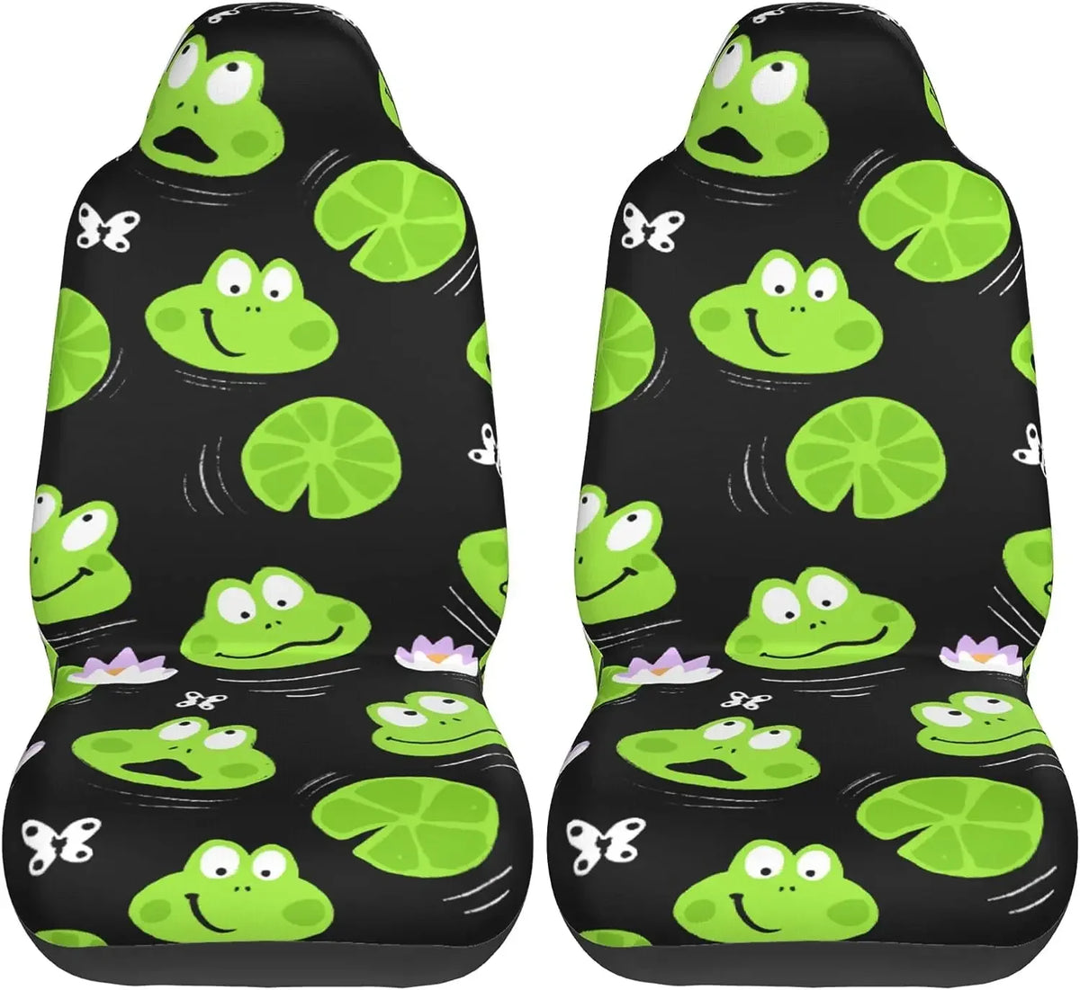 Tree Frog Car Seat Covers Set of 2 – Universal Front Fit Car Seat Covers HIP 8