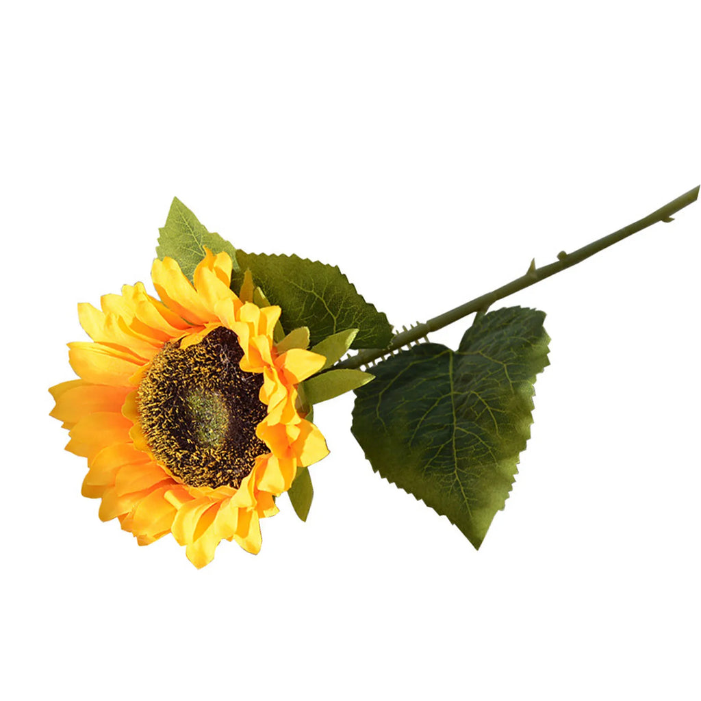 Simulation Sunflower Pastoral Style Artificial Flower False Silk Sunflower for Home Decoration Sunflower HIP