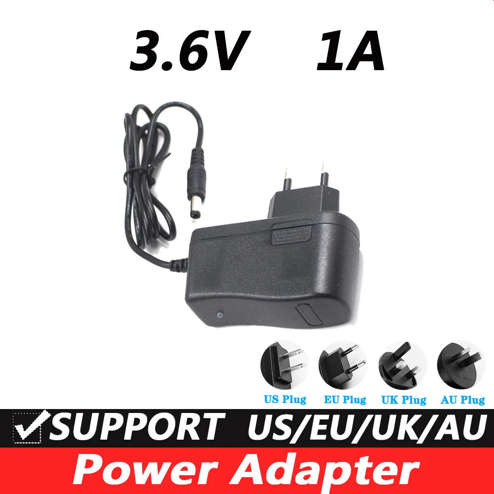 3.6V 1A DC Switching Power Supply Adapter – 5.5×2.1mm CE DC Power Adapter HIP US