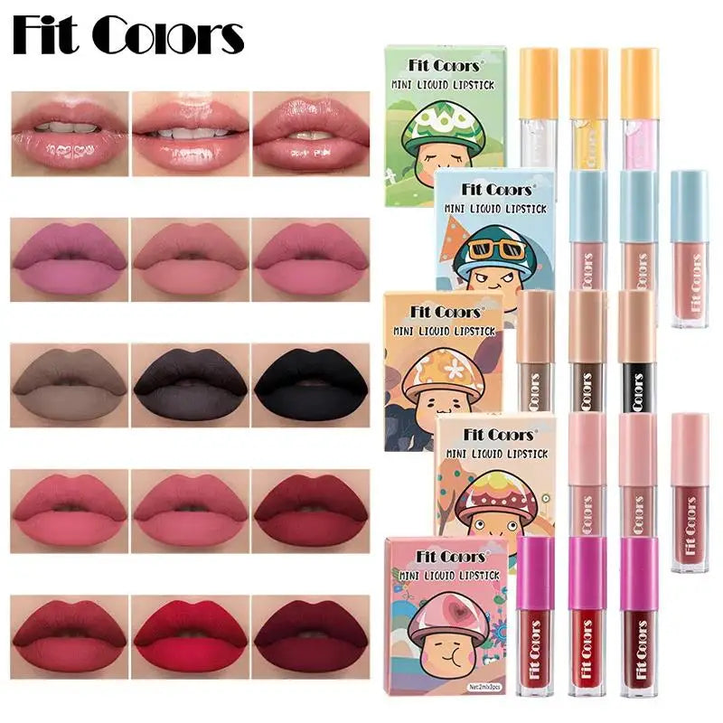 Fruit Flavored Lip Oil Set 3-Pack | Avocado, Strawberry, Peach Lip Oil Set HIP