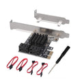 PCIe to SATA 3.0 Expansion Card – 4-Port 6Gbps | OULLX PCIe Expansion Card HIP As Photo