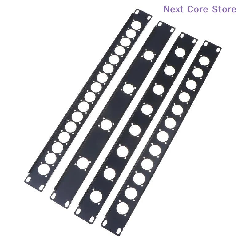 1U Rack Patch Panel 4–16 Way XLR Connector Mount | Metal Rack Patch Panel HIP