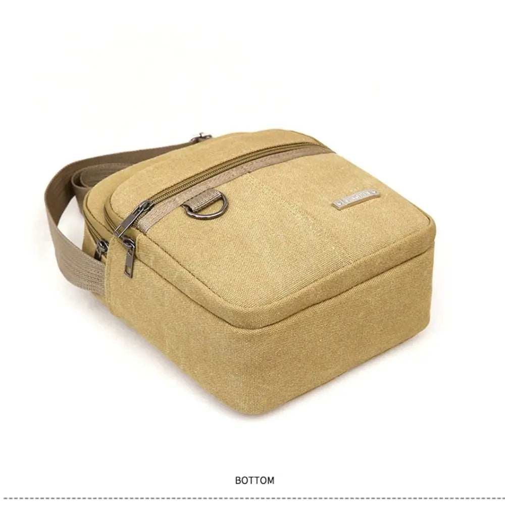 Canvas Crossbody Shoulder Bag – Large Capacity Unisex Canvas Crossbody Bag HIP