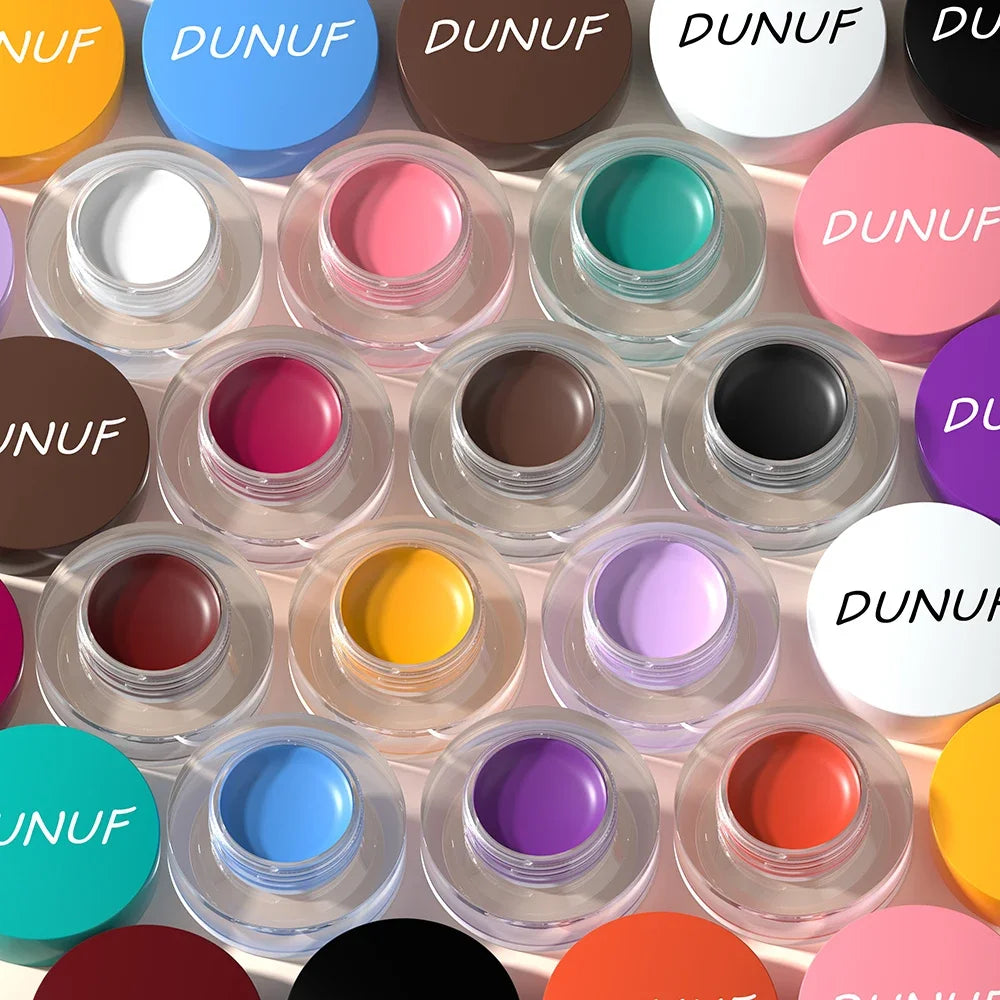 DUNUF 6-Color Waterproof Eyebrow Tint Set | Matte Cream & Brush Eyebrow Tint Set HIP