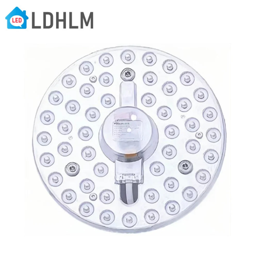 LDHLM LED Ring Panel Circle Light 12W–36W AC220V Tricolor LED Ceiling Panel Light HIP