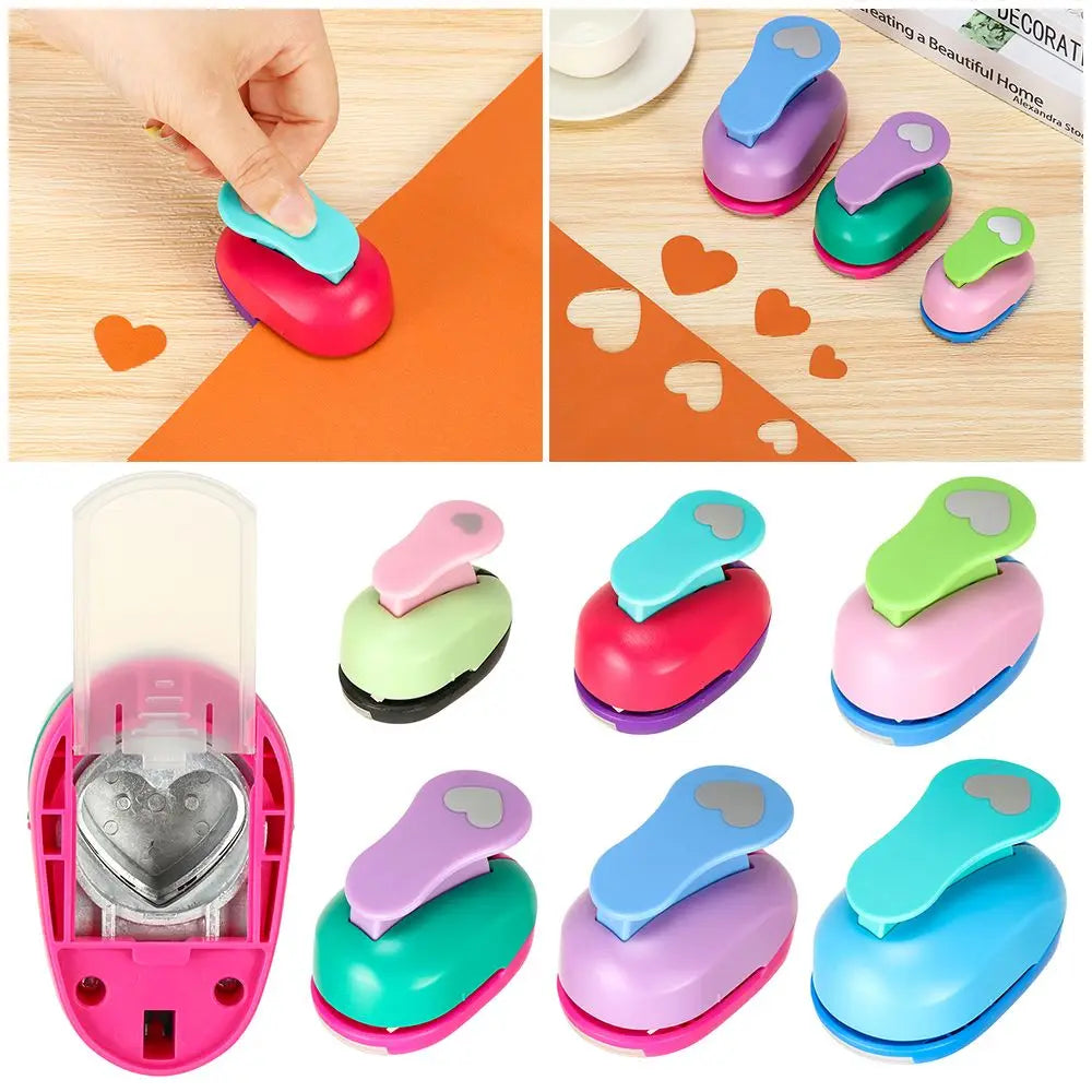 Heart-Shaped Hole Punch 9–75mm | DIY Cards & Scrapbooking Craft Paper Punch HIP