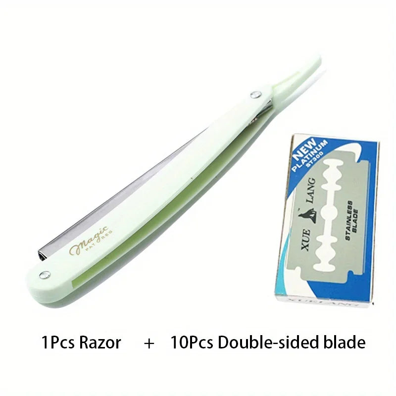 Men's Safety Razor – Stainless Steel + 10 Blades | HIP Safety Razor HIP