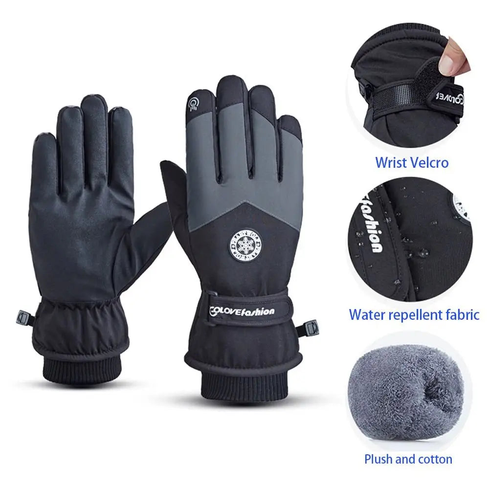 Waterproof Touchscreen Winter Ski & Motorcycle Gloves Winter Sport Gloves HIP