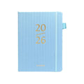 A5 2026 PU Leather Planner – Weekly & Monthly Agenda Book Planner Agenda Book HIP Blue