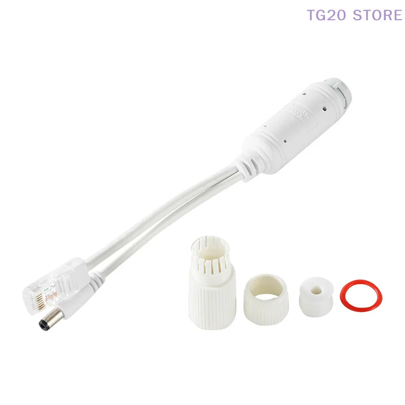 Waterproof POE Splitter 48V to 12V for IP Cameras | IEEE 802.3af POE Splitter Adapter HIP