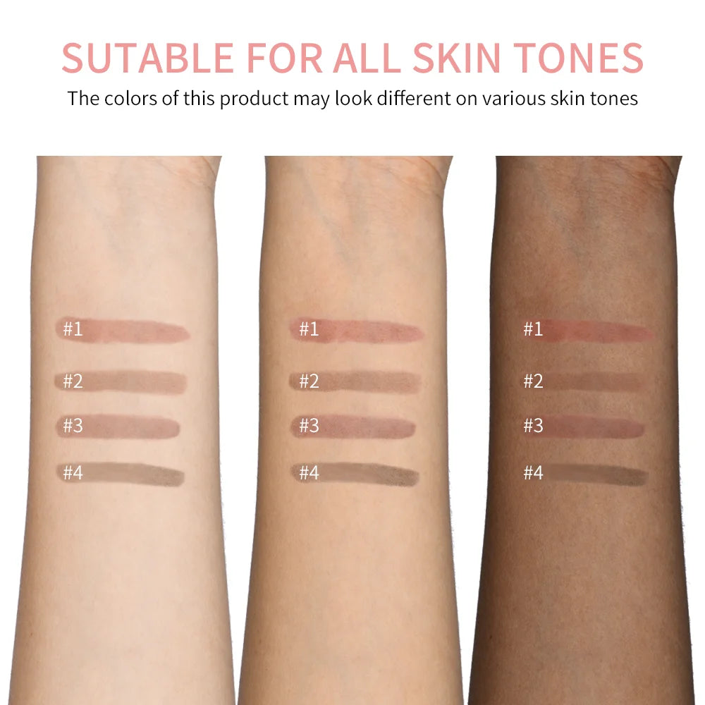 4 Colors Peel Off Lip Liner Waterproof Transfer-proof Lipstic Tattoo Waterproof Long Lasting Matte Velvet Lip Tint Sexy Red Cont HIP