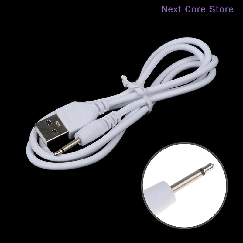 USB DC 2.5mm Charger Cable for Rechargeable Massagers & Toys USB Charger Cable HIP