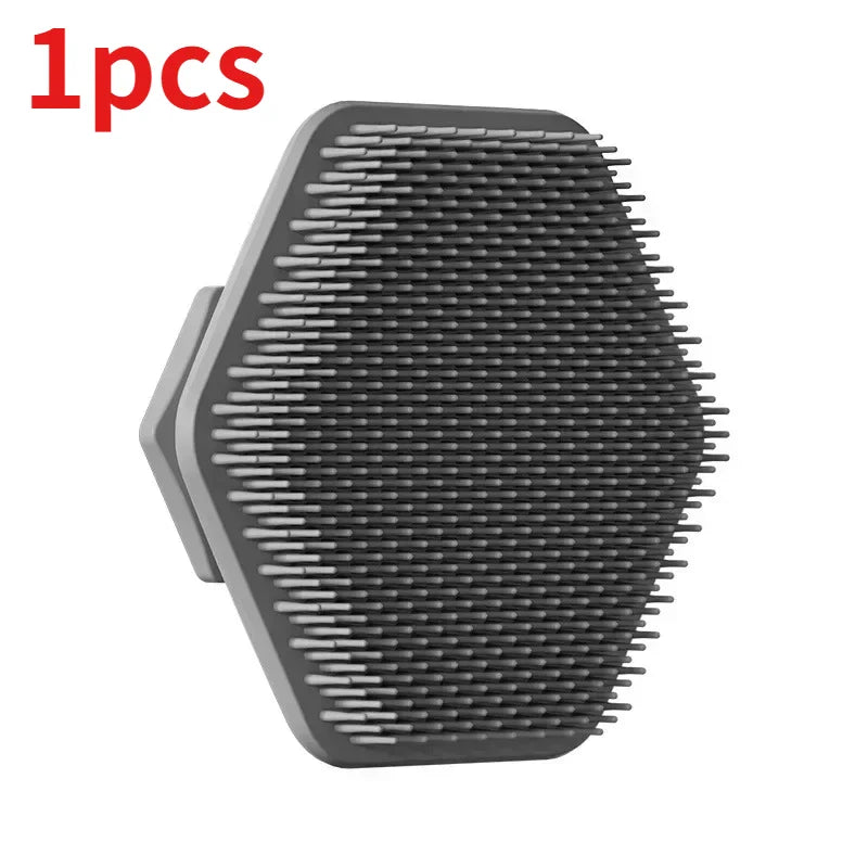 RUZOFO Silicone Face Scrub Brush – Deep Cleanse & Massage Facial Cleansing Brush HIP C669-Grey 1pcs