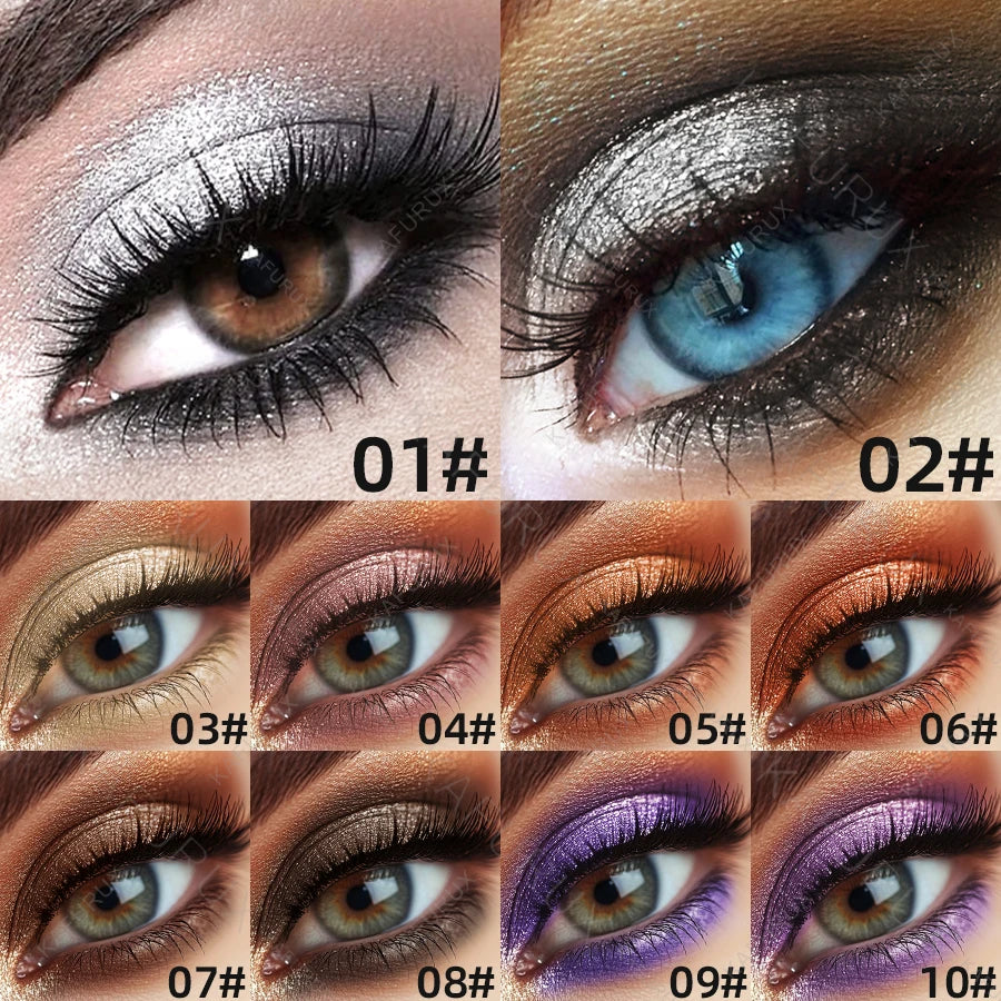 Metallic Glitter Eyeshadow Pencil – Waterproof Pearlescent Eye Pen Eyeshadow Pencil HIP
