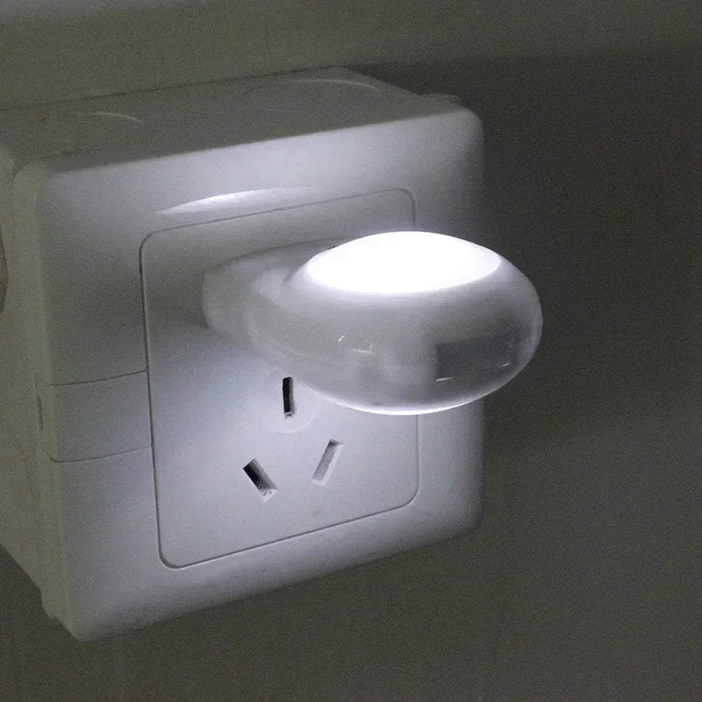 Mini Auto Night Lamp Wall Lamp for Baby Kids Bedroom EU Plug Mini Led Light Switch Socket Snail Night Light Sensor Control Light HIP
