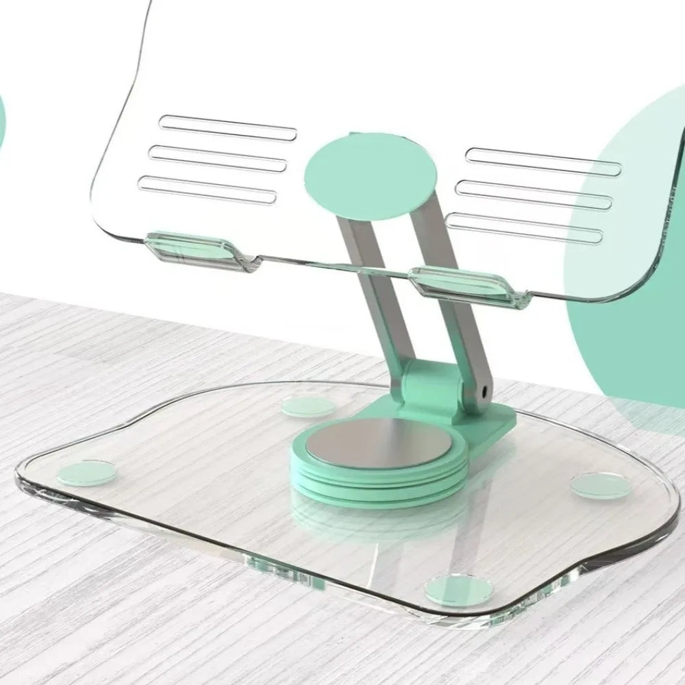 Transparent Acrylic Tablet Stand – 360° Rotating Phone Holder Tablet & Phone Stand HIP