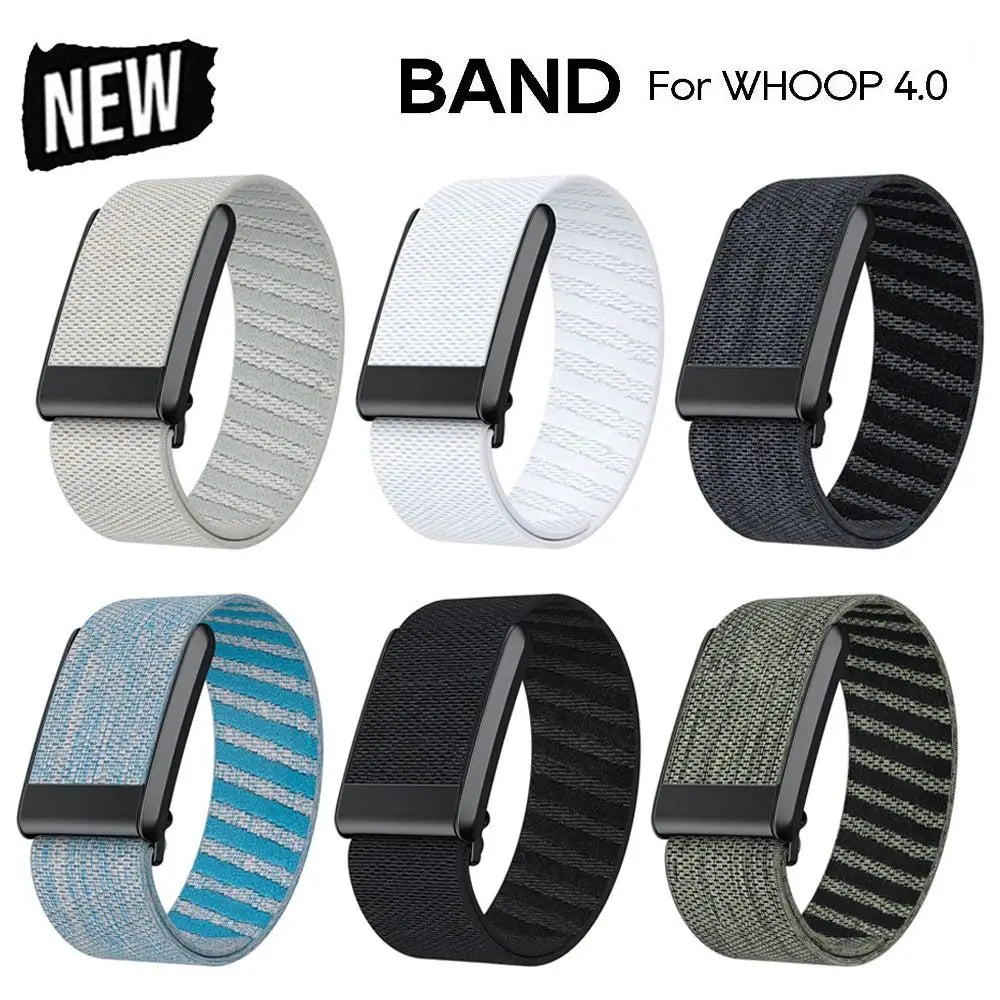 Nylon Replacement Strap for Whoop 4.0 – Breathable & Adjustable Fitness Tracker Band HIP