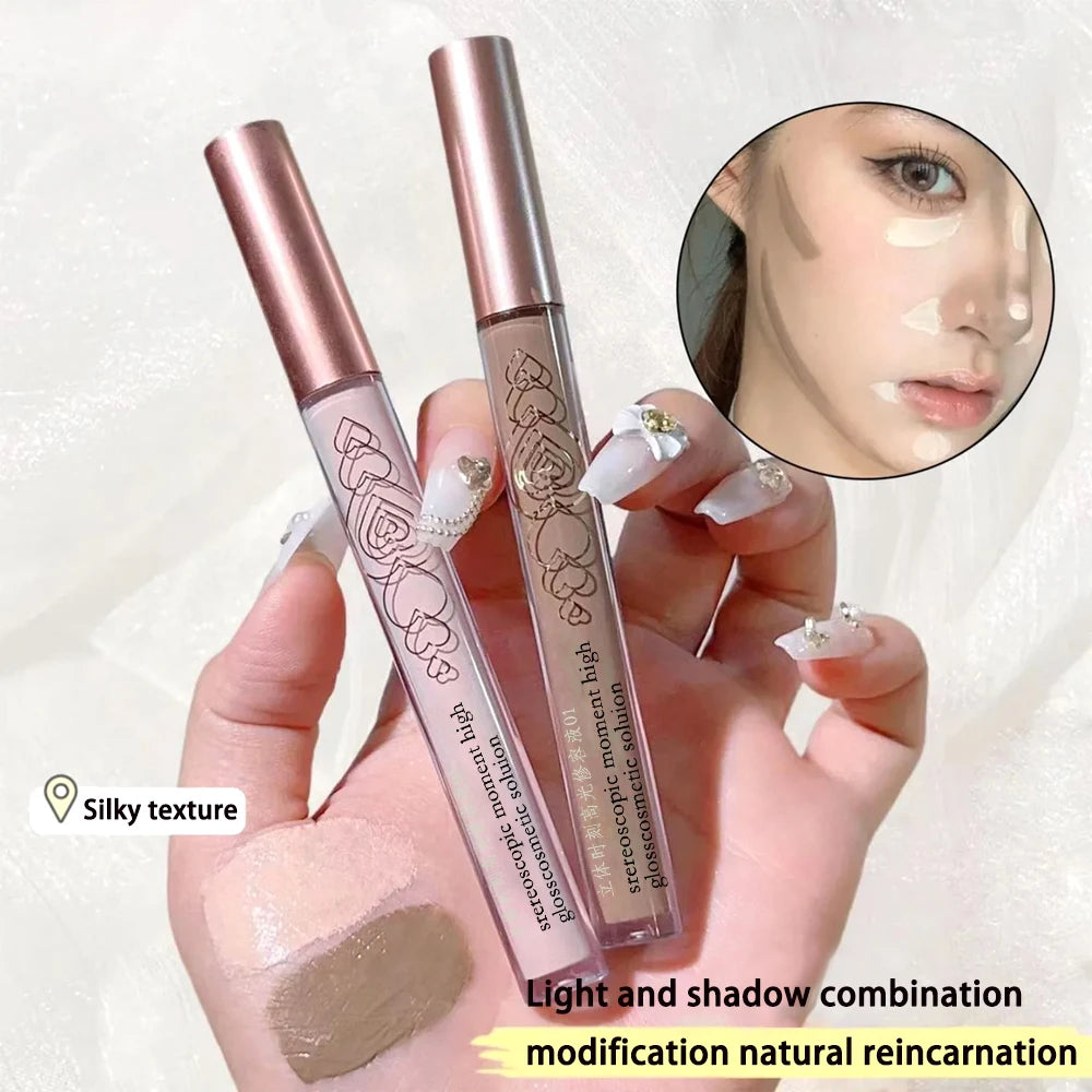 HISYI Highlighter Stick – Liquid Shadow, Contour & Concealer Highlighter Makeup Stick HIP