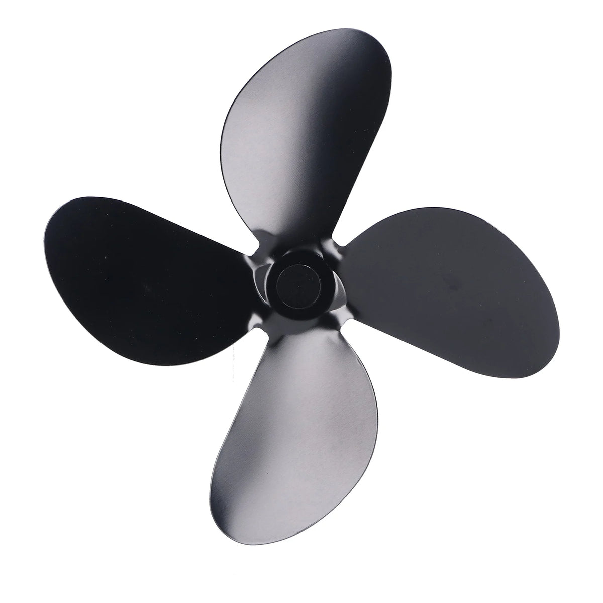 Fan Blade Replacement Fireplace Aluminum Alloy Blade Black Stove Fan Blade Fireplace Blade Replacement Fireplace Blade HIP