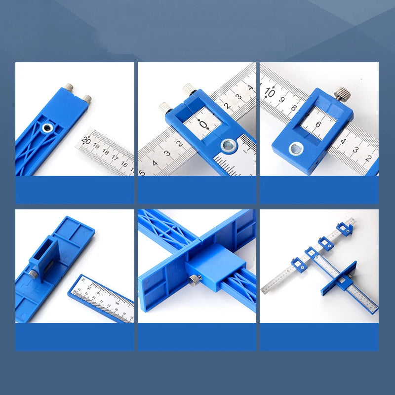 Adjustable Woodworking Drill Guide & Hole Locator – JIXIU Woodworking Drill Guide HIP