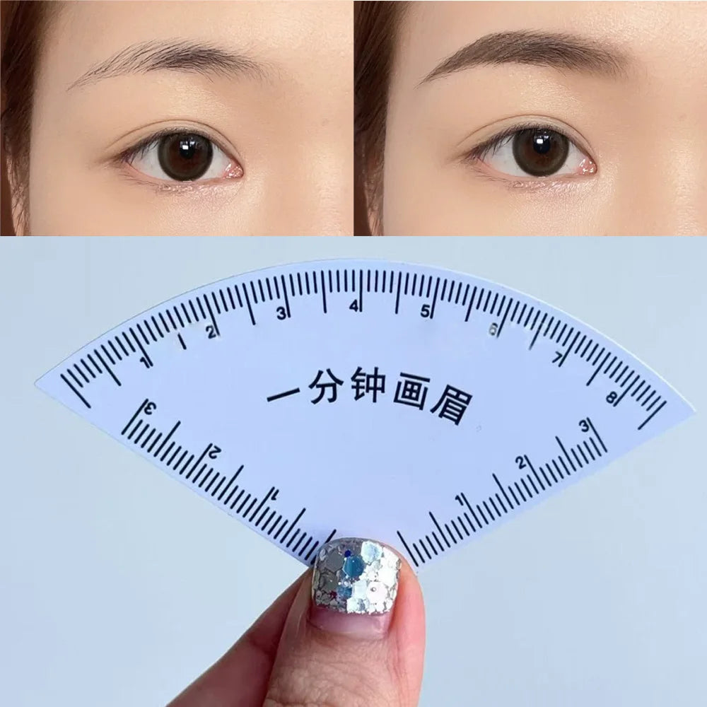 1PC Brow Shaping Stencil，Women Instant Brow Shaper - Multi-Style Template Kit for Fast & Precise Shaping, Brow Magic Tool HIP