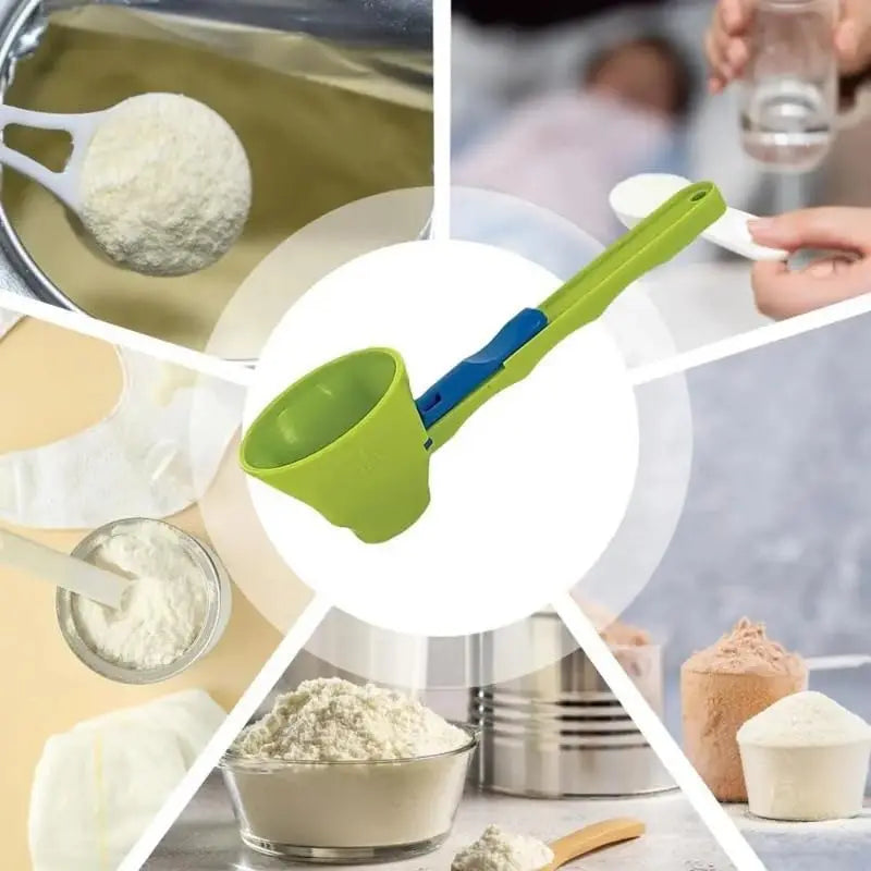 Mess-Free Protein Powder Scoop with Sliding Funnel Powder Scoop Funnel HIP