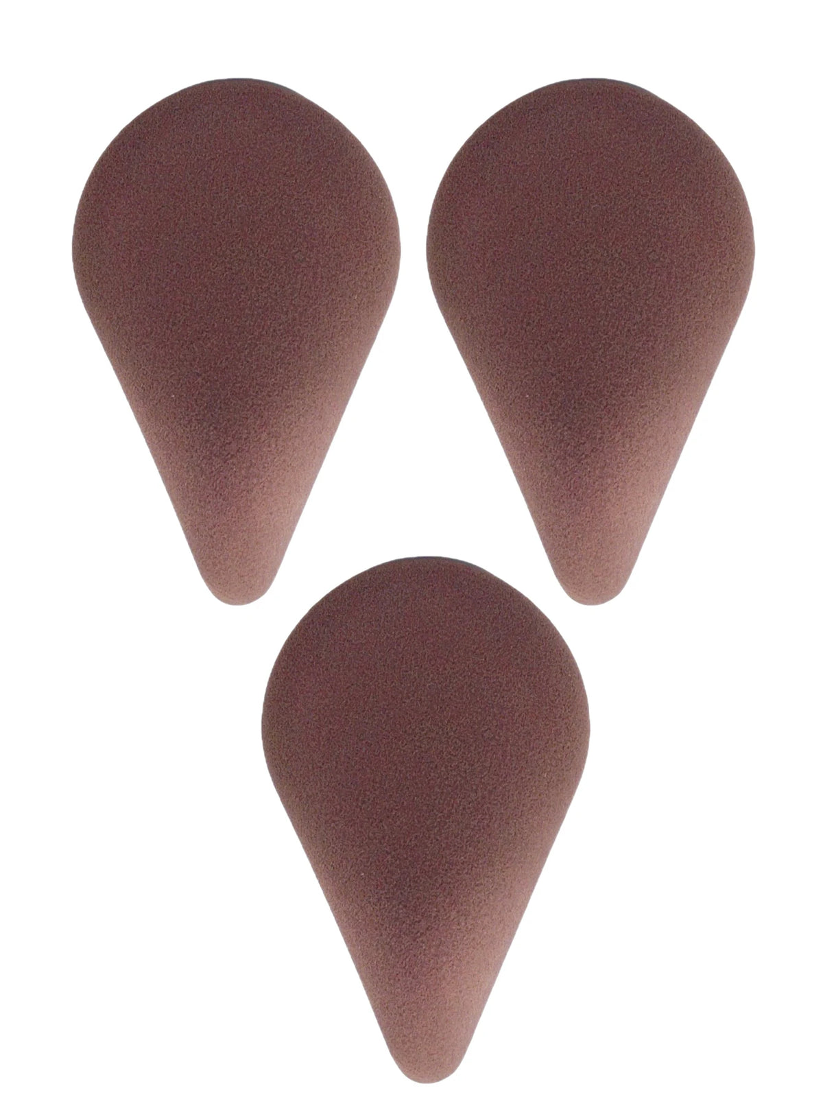 Brown Makeup Sponge Set – Soft Wet & Dry Foundation Puff Makeup Sponge Set HIP 3pcs
