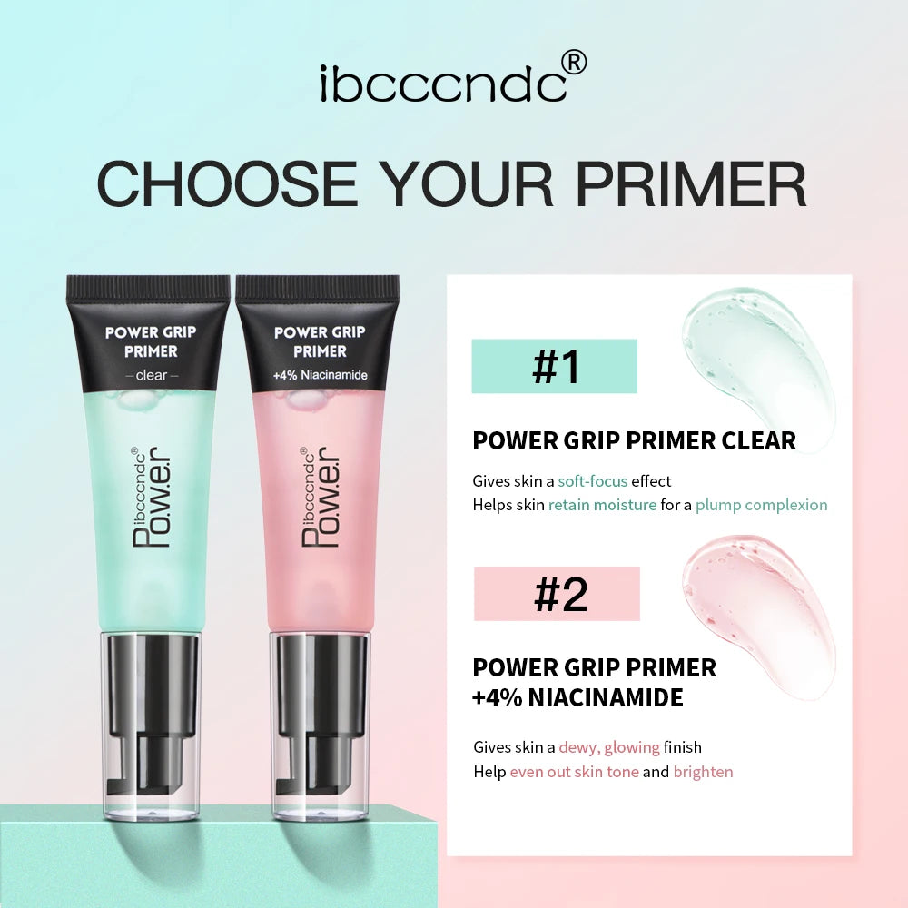 24ml Power Grip Primer Gel Based Hydrating Face Primer For Smoothing Skin Gripping Makeup Invisible Pore Colorless Primes HIP