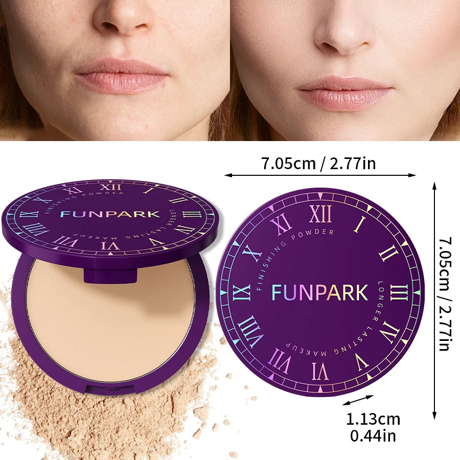 5 Color Matte Full Coverage Pressed Powder Foundation Oil Control Flawless Weightless Finishing Powder Makeup for Woman Gifts HIP