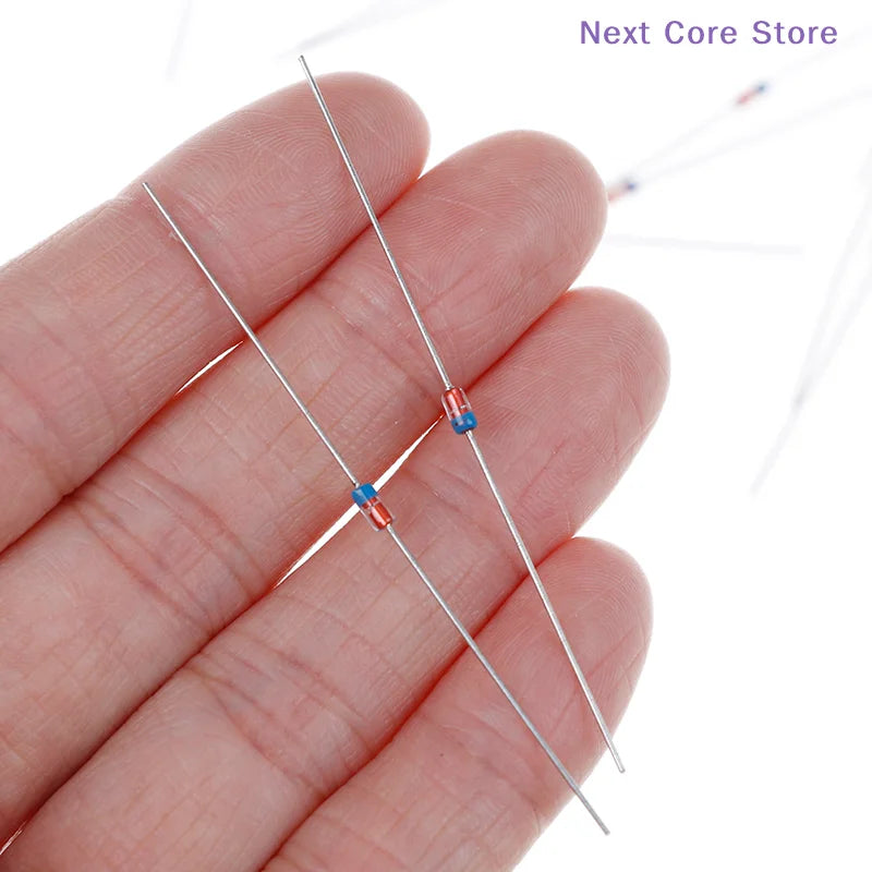 20Pcs 1N34A DO-35 Germanium Detector Diodes AM/FM Radio Germanium Detector Diode HIP