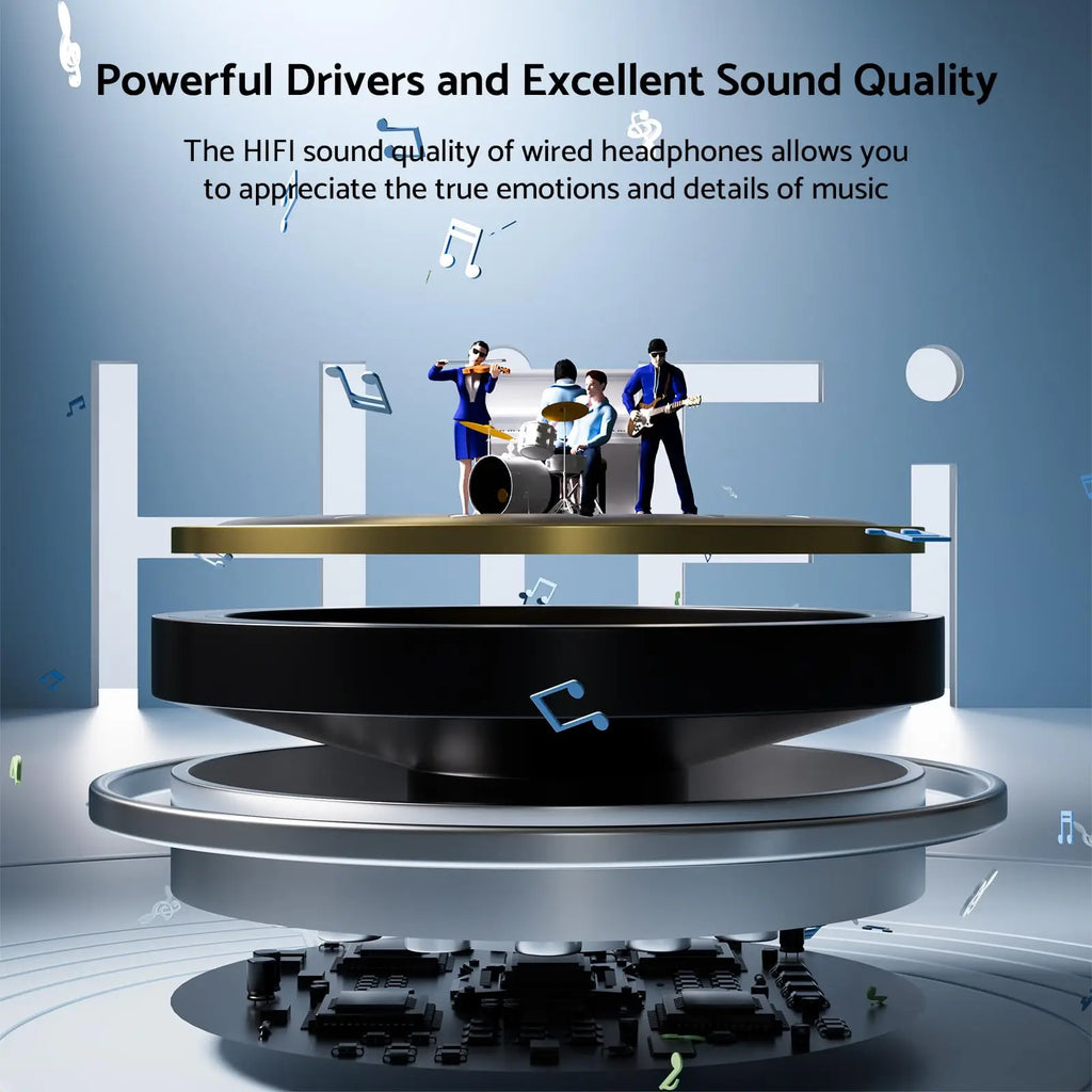 SEamopar USB-C Wired Earbuds – HiFi DAC & HD Mic Wired USB-C Earbuds HIP
