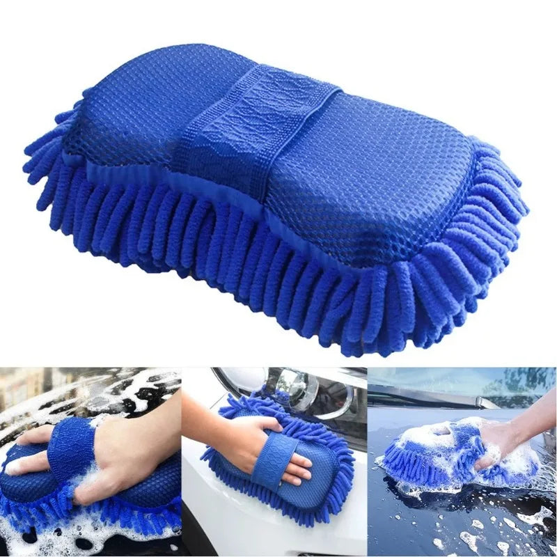 Microfiber Chenille Car Wash Sponge & Glove Kit Car Wash Kit HIP