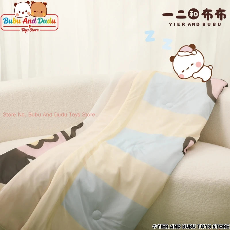Panda Bubu & Dudu Cooling Summer Quilt – Cartoon Blanket Cooling Summer Quilt HIP